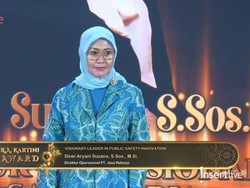 Direktur Jasa Raharja Dewi Aryani Suzana Raih Visionary Leader in Public Safety Innovation di Kartini Awards 2025