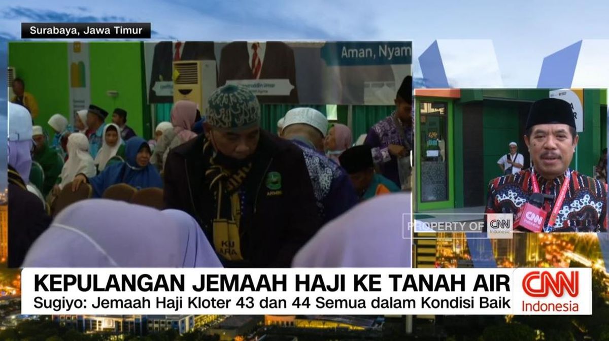 VIDEO: Kepulangan Jemaah Haji ke Tanah Air