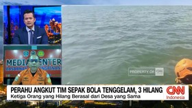 VIDEO: Perahu Angkut Tim Sepak Bola Tenggelam, 3 Orang Hilang