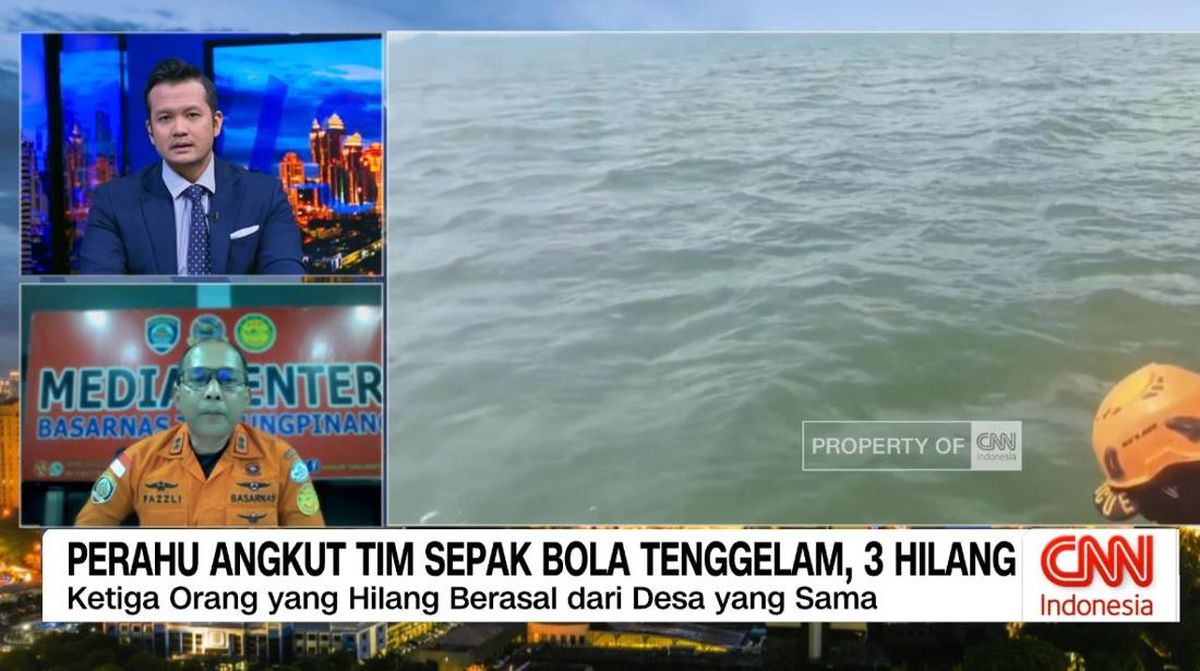 VIDEO: Perahu Angkut Tim Sepak Bola Tenggelam, 3 Orang Hilang
