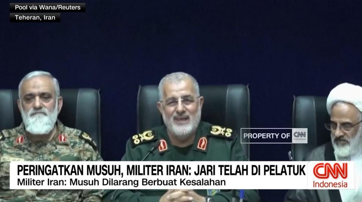 VIDEO: Peringatkan Musuh, Militer Iran: Jari Telah di Pelatuk