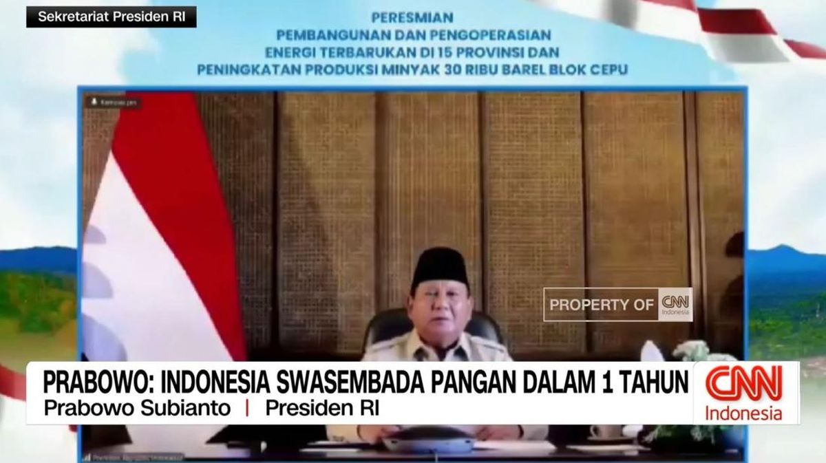 VIDEO: Prabowo: Indonesia Swasembada Pangan dalam 1 Tahun