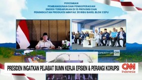 VIDEO:Presiden Ingatkan Pejabat BUMN Kerja Efisien dan Perangi Korupsi