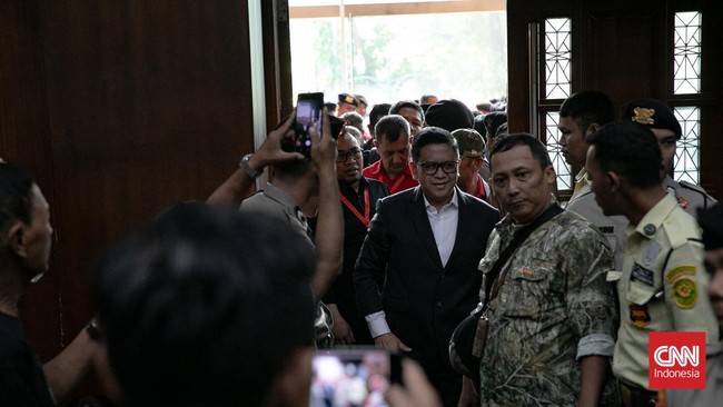 Sebanyak 1.087 personel gabungan diterjunkan untuk mengamankan sidang pembacaan pleidoi Sekjen PDIP Hasto Kristiyanto di PN Jakarta Pusat, Kamis (10/7).