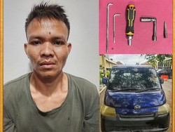 Aprianto Ditangkap Usai Curi Pikap di Muba, Sempat Tabrak Petugas