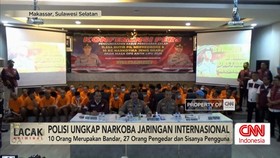 VIDEO: Polisi Ungkap Jaringan Narkoba Internasional di Makassar