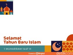 20+ Twibbon Tahun Baru Islam 2025 Keren-Aesthetic, Unggah Foto Terkerenmu!