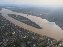 Pulau Kumala, Wisata Asyik di Tengah Sungai Mahakam