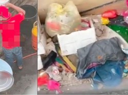 Gerai Mie Dicap Jorok karena Masaknya di Sebelah Sampah