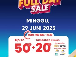 Baru Gajian Nih! Besok Serbu Transmart Full Day Sale, Banjir Diskon 50% + 20%