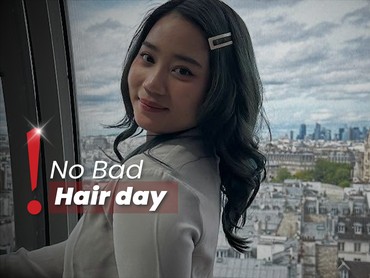 Camilia Zara Sempatkan Catok Rambut Sebelum Ziarah ke Eril