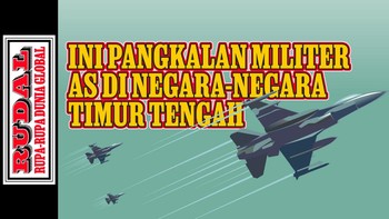 RUDAL: Ini Pangkalan Militer AS di Negara-negara Timteng