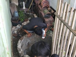 Remaja Gresik Terperosok Sumur Sedalam 35 Meter