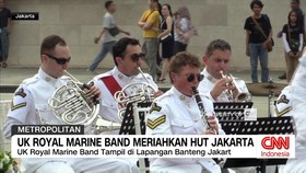 VIDEO: UK Royal Marine Band Meriahkan HUT Jakarta