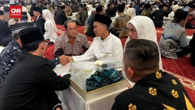VIDEO: Kemenag Gelar Nikah Massal di Istiqlal, 100 Pasangan Ikut Serta