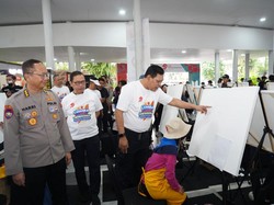 160 Anak dan Difabel Ikut Lomba Melukis-Mewarnai Hari Bhayangkara Ke-79