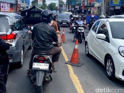 Lalin Menuju Kota Bandung Via Cibiru Padat Merayap
