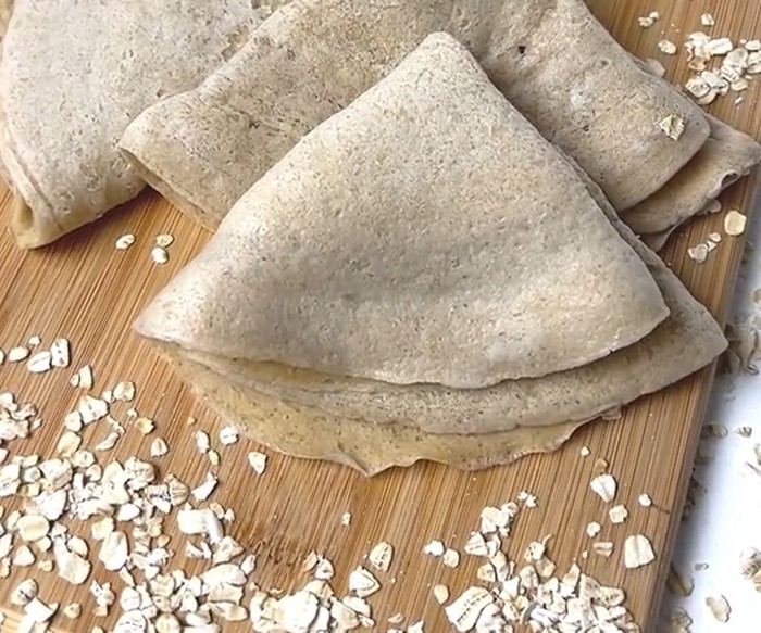 Oat Crepes/Foto: tiktok.com/healthyalyona