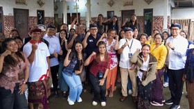 Wamen BUMN Kunjungi Nasabah PNM Mekaar di Desa Ulian, Kintamani