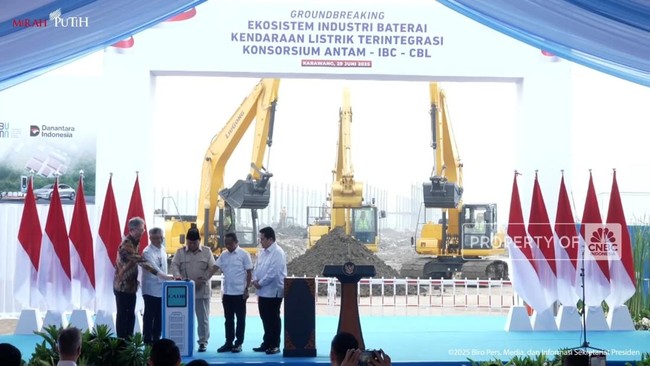 Pabrik Baterai EV Raksasa RI Siap Beroperasi, Ini Pemiliknya