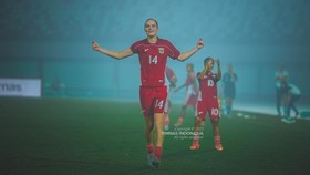 FOTO: Indonesia Buat Kirgistan Menangis, Isa Warps Selebrasi Velocity