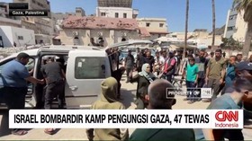 VIDEO: Israel Bombardir Kamp Pengungsi Gaza, 47 Tewas