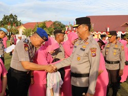 630 Personel Aparat Kepolisian di Kalteng Naik Pangkat