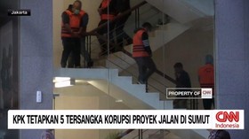 VIDEO: KPK Tetapkan 5 Tersangka Korupsi Proyek Jalan di Sumut