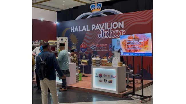 Perbadanan Islam Johor (PIJ) berpartisipasi dalam Indonesia International Halal Festival 2025 untuk memperluas produk halal Johor ke pasar Indonesia.
