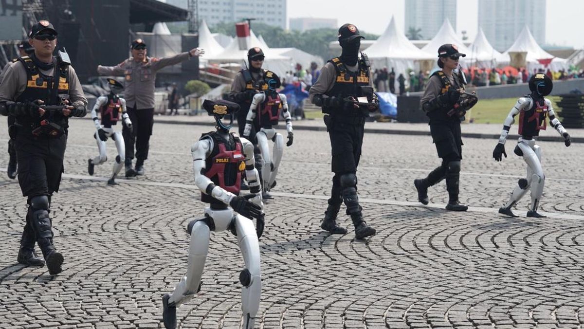 5.888 Personel Gabungan Dikerahkan Amankan HUT ke-79 Polri di Monas