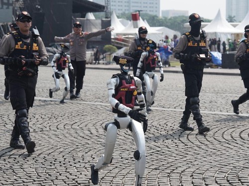 5.888 Personel Gabungan Dikerahkan Amankan HUT ke-79 Polri di Monas