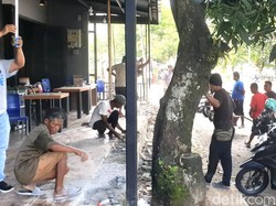 Kafe Milik Waka DPRD Parepare Suyuti yang Caplok Trotoar Akhirnya Dibongkar