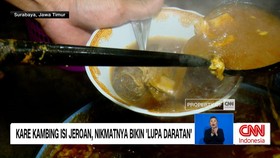 VIDEO: Kare Kambing Isi Jeroan, Nikmatnya Bikin 'Lupa Daratan'