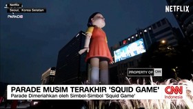 VIDEO: Parade Musim Terakhir 'Squid Game' Ramaikan Kota Seoul