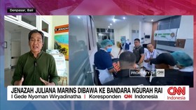 VIDEO: Jenazah Juliana Marins Dibawa ke Bandara Ngurah Rai