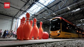 VIDEO: Pengemudi Trem Polandia Pamer Skill di Kejuaraan Nasional