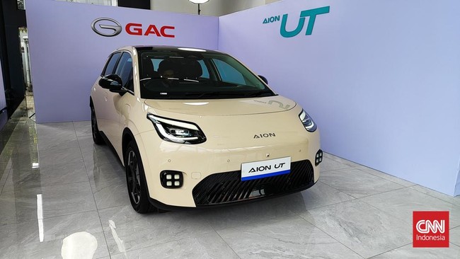 Pasar mobil listrik Indonesia akan segera kedatangan pemain baru di kelas hatchback dari GAC, yakni Aion UT.
