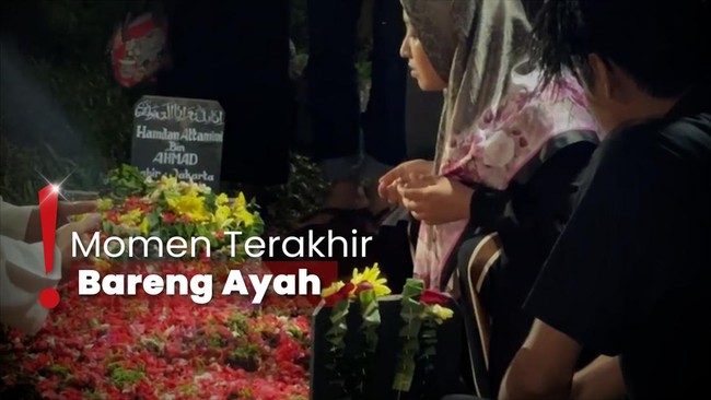 Tangis Keluarga Antar Jenazah Hamdan ATT ke TPU Kampung Dukuh