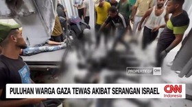 VIDEO: Puluhan Warga Gaza Tewas Akibat Serangan Israel
