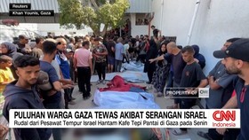 VIDEO: Puluhan Warga Gaza Tewas Akibat Serangan Israel