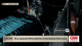 VIDEO: TNI AL Gagalkan Penyelundupan Jutaan Bungkus Rokok Ilegal