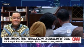 VIDEO: Tom Lembong Sebut Nama Jokowi di Sidang Impor Gula