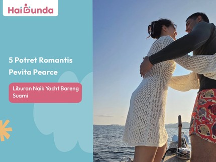 5 Potret Romantis Pevita Pearce Liburan Naik Yacht Bareng Suami