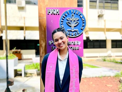 Charlotte Ramadhan Anak Shahnaz Haque Lulus Kedokteran Hewan IPB, Ini 5 Potretnya