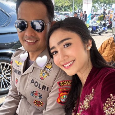 Suami Febby Rastanty Naik Pangkat Jadi AKP, Segini Gajinya
