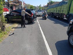 Kecelakaan Beruntun di Jalan Denpasar-Gilimanuk, 2 Pelajar Terluka