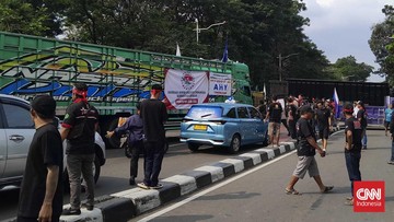 6 Orang Diamankan Usai Demo Sopir Truk Ricuh