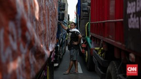 Massa Demo Tolak Zero ODOL di Medan Merdeka Jakarta Bubar
