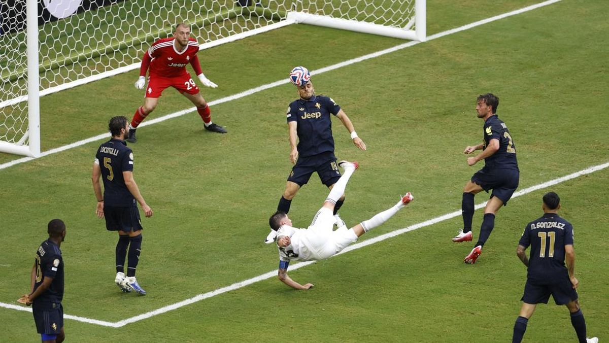 FOTO: Real Madrid Susah Payah Bungkam Aksi 'Gila' Kiper Juventus