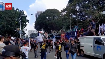 VIDEO: Ratusan Truk Demo ODOL di Jakarta, Jalanan Macet Parah